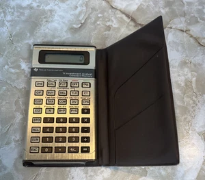 Vintage Texas Instrument Ti Investment Analyst Constant Memory Calculator - Picture 1 of 9