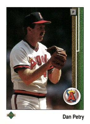 1989 Upper Deck #552 Dan Petry California Angels Baseball Card - Image 1 of 2