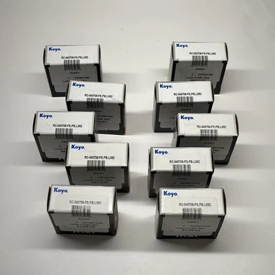 (10x) KOYO RC040708-FS;PB;L092 Drawn Cup Needle Roller Clutch Bearing | NEW - Image 1 of 4