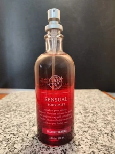 Bath & Bodyworks Aromatherapy SENSUAL JASMINE VANILLA. Rare 4 Oz. Body Mist. - Picture 1 of 4