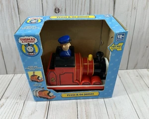 RARE Thomas And Friends 2007 Press And Go James Train With Original Box - Picture 1 of 15