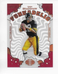 2022 Panini Illusions Funkadelic F-13 Terry Bradshaw Red Parallel Insert/199 - Picture 1 of 2