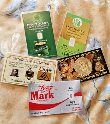 Christmas treasure chest of Gold Silver  Platinum in Santas Sack on sale - Image 1 of 3