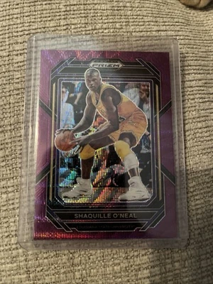 Selecciones de draft Panini Prizm 2023 - Shaquille O'Neal LSU #92 Purple Prizm Foto 1 de 2