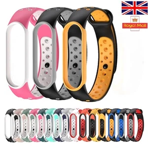 For Amazfit Band 5 Sports Strap Replacement Silicone Watch Band Strap UK - Picture 1 of 19
