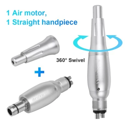 360° Swivel Dental  Hygiene Prophy Handpiece Air Motor 4 Hole 4:1 Nose Cone USA - Image 1 of 4