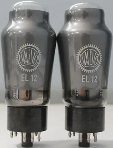 EL12 Valvo Black coated glass Black Base 1 MP - Picture 1 of 4