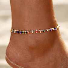 Boho Colorful Beads Anklets Chain Women Bracelet Foot Lucky Beach Jewelry Gifts
