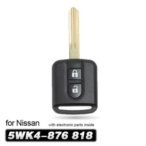 Remote Key Fob for Nissan Qashqai Elgrand X-TRAIL Navara Micra 5WK4 876 / 818 - Picture 1 of 4