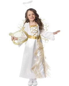 NEW Angel Princess Dress and Halo Headband Only Girls Christmas Fancy Dress - Picture 1 of 1