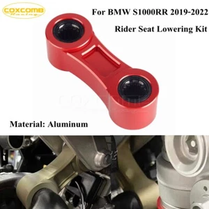 Red Rider Lowering Seat Link Kits Cushion Support Bracket For BMW S1000RR 19-22 - Picture 1 of 7
