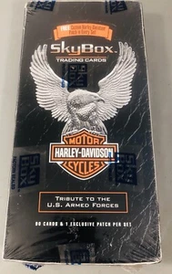 SKYBOX HARLEY-DAVIDSON TRADING CARDS SERIES TRIBUTE TO THE US ARMED FORCES Box - Picture 1 of 2