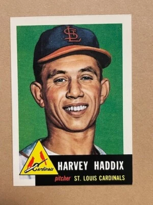 Harvey Haddix - 1991 Topps Archives Ultimate '53 Set #273 St. Louis Cardinals  - - Image 1 of 2
