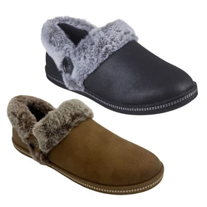 Skechers Mujer Cómodo Fogata French Toast 2 Pantuflas Memory Foam Piel Sintética - Imagen 1 de 11