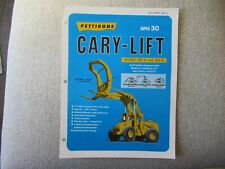 Pettibone Cary-Lift Super 30 Model 304-A 302-A Specification Sheet Brochure