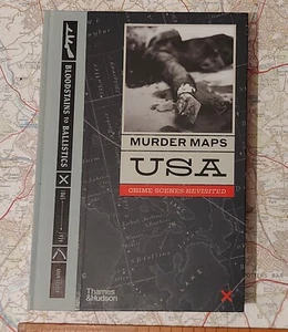 Murder Maps USA: Crime Scenes Revisited Selzer 2021 Hardback - Picture 1 of 8