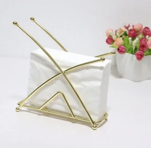 Napkin Holder Fashion Elegant Thickened X Shaped Hotel Table Napkin Holder New - Picture 1 of 5