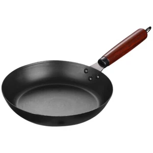 Kitchen Cooking Pan Wok Non-stick Wok Frying Pan Kitchenware Iron Wok with - Picture 1 of 12