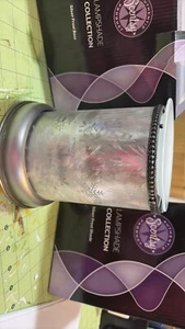 Silver Frost Lampenschirm Scentsy Wachswärmer - Retired ~ NEU - Bild 1 von 4