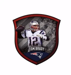 TOM BRADY FATHEAD Shield 20" x 19" NFL Official Wall Graphic Decal PATRIOTS - Picture 1 of 1