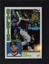 2019 Topps Series 2 Silver Chrome 1984 Base #T84-29 Nick Martini