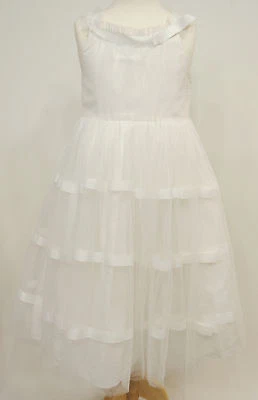 Bella by Marmellata Grossgrain Mesh Flower Wedding Party Youth Girls Dress 6X - Image 1 of 4