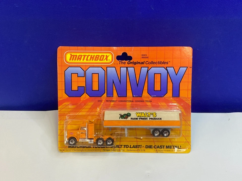 Matchbox Convoy GETTY Peterbilt Conventional Patrol Tanker Truck CY7 (DC-417
