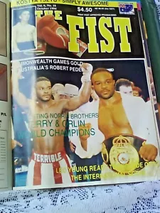 REVISTA DE BOXEO THE FIST PUB OCT 1994 50 PÁGINAS AUSTRALIANOS NORRIS BROTHERS - Imagen 1 de 3