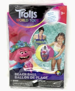 Dreamworks TROLLS World Tour nuoto gonfiabile PALLA DA SPIAGGIA piscina acqua divertimento estivo - Foto 1 di 1