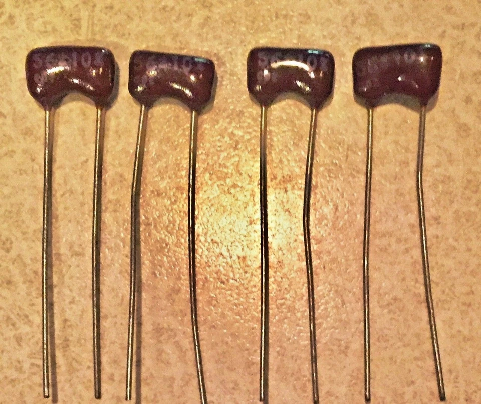 4 PCS 56pf Silver Mica MICA Cornell Dubilier CDE 500v