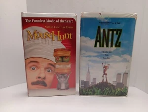 Dreamworks Double Feature VHS Mouse Hunt (1998) & Antz (1999) - Picture 1 of 12
