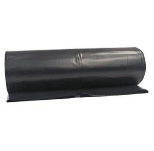 Hoja de plástico 6 mil negra 20 ftx 25 pies barrera de vapor multipropósito resistente - Imagen 1 de 6