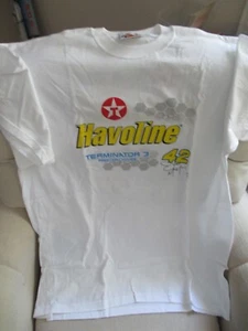 Vintage Nascar #42 Jamie McMurry Texaco Havoline Racing T-Shirt Size XL - Picture 1 of 4