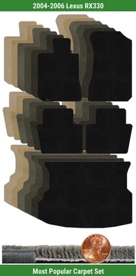 Juego de alfombrillas Lloyd Custom Ultimat para Lexus RX330 2004-2006 (5 piezas) #VRS Foto 1 de 4