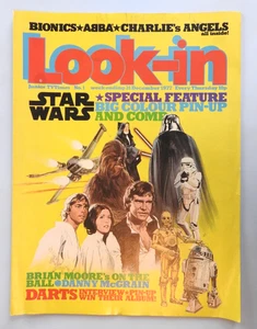 Look-in Magazine #1 - 31st Dec 1977 - Star Wars cover & pin-up Charlie's Angels - Picture 1 of 3