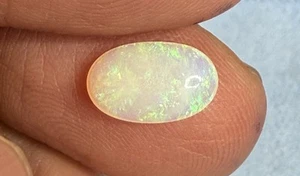 1.05 Ct Natural Australian Opal, ~10*6mm Loose Solid Crystal Opal - Picture 1 of 6