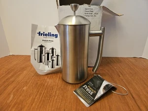 Frieling 17 oz pressa francese a doppia parete, acciaio inox spazzolato # 0142 inutilizzata - Foto 1 di 4