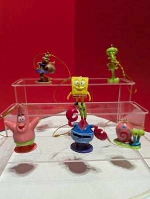SpongeBob Squarepants Christmas Tree Decorations 6 Pieces Set