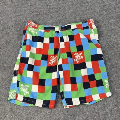 Vilebrequin Shorts Mens 2XL Multicolor Swim Trunks Turtle Print Board Short - Image 1 of 4