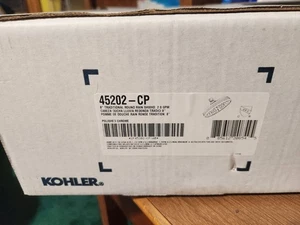 KOHLER 45202-CP TRADICIONAL 8” LLUVIA 2GPM CABEZAL DE DUCHA CROMO PULIDO - Imagen 1 de 3