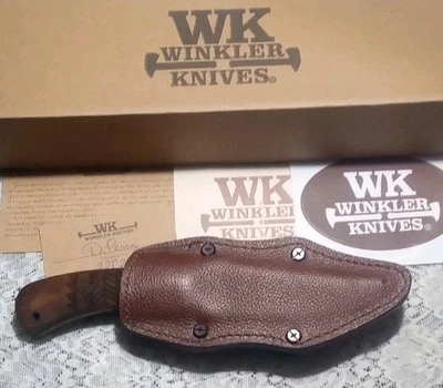 Winkler Blue Ridge Hunter With Leather Holster 80cr20v Steel - Image 1 of 4