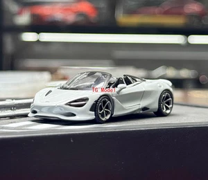 TG MINIGT 1:64 grigio McLaren 750s Spider Sport modello auto metallo pressofuso nuovo - Foto 1 di 8