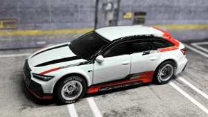 CUSTOM White Audi RS 6 Avant • 2025 Hot Wheels Premium Car • Real Riders - Picture 1 of 7