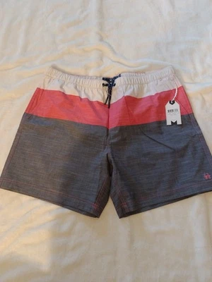 Bañador corto Coast The Volley a rayas para hombre XL NUEVO CON ETIQUETAS PRECIO DE VENTA SUGERIDO POR EL FABRICANTE $60 Foto 1 de 4