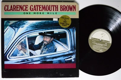 CLARENCE GATEMOUTH BROWN One More Mile ROUNDER LP VG+ 1st press blues 1983 Foto 1 de 2