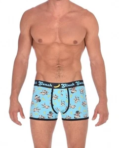 Ginch Gonch Men's Trunks Monkey Business Animal Print Underwear Cotton NEW - Picture 1 of 4