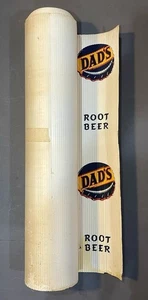 Vintage 1950’s Dad’s Root Beer Corrugated Store Soda Display Base Pallet Wrap - Picture 1 of 10