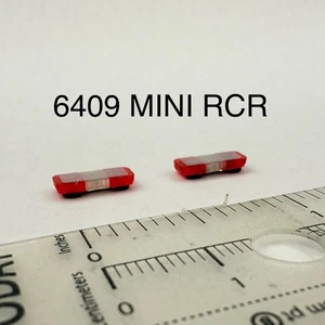 2 Pack 1/64 Mini Whelen Edge Red Clear Red Lightbar Gray Top Police Fire EMS - Picture 1 of 12