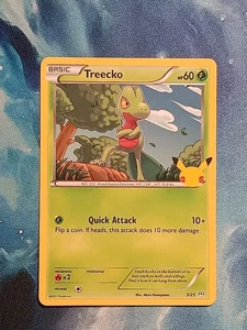 Treecko 3/25 - Non Holo - Pokemon 25th Anniversary McDonalds Promo - Bild 1 von 2