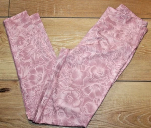 Women's Juniors KYODAN Leggings Yoga Pilates Workout Mauve Floral Print Sz XS - Picture 1 of 5